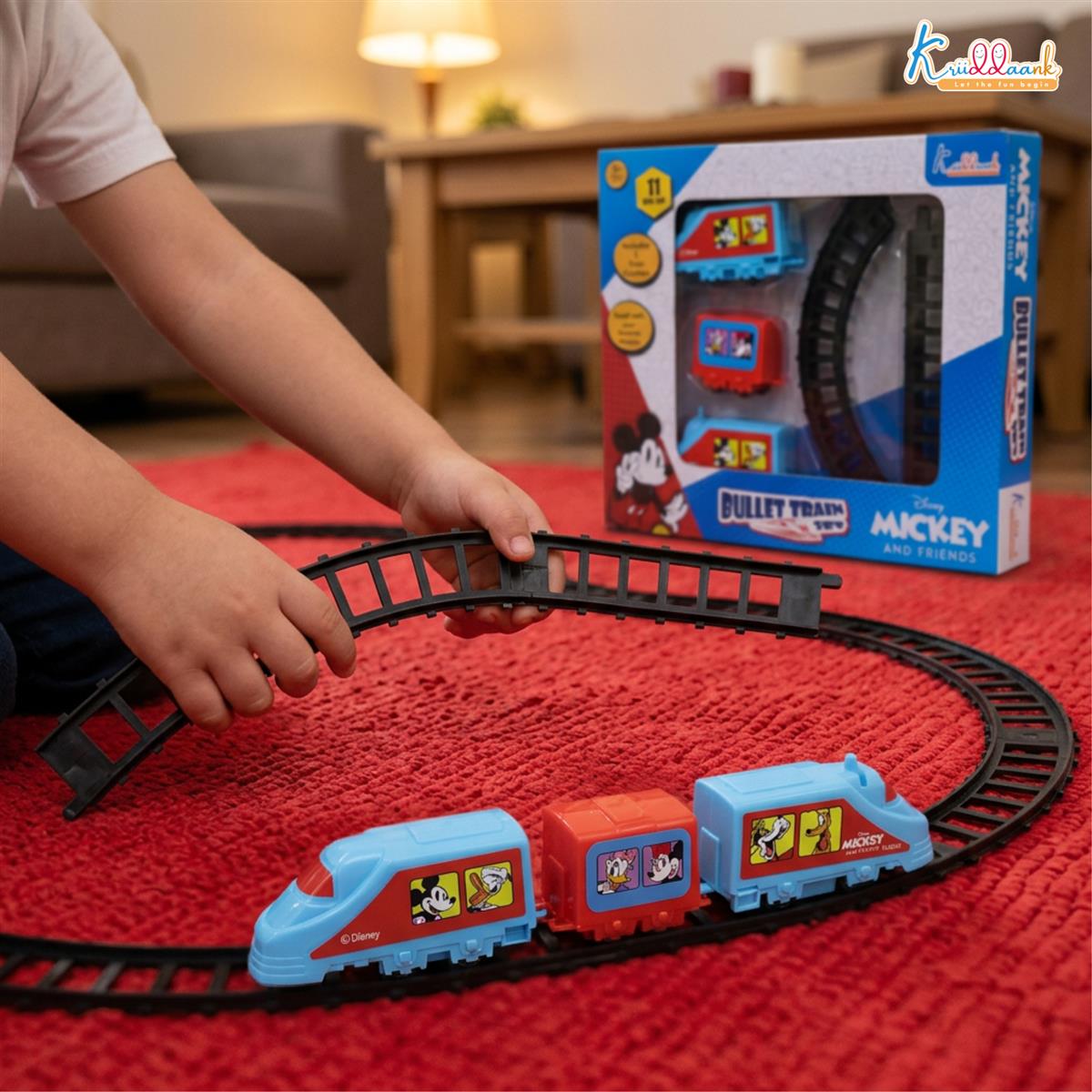 Kriiddaank Frozen Theme Train Set