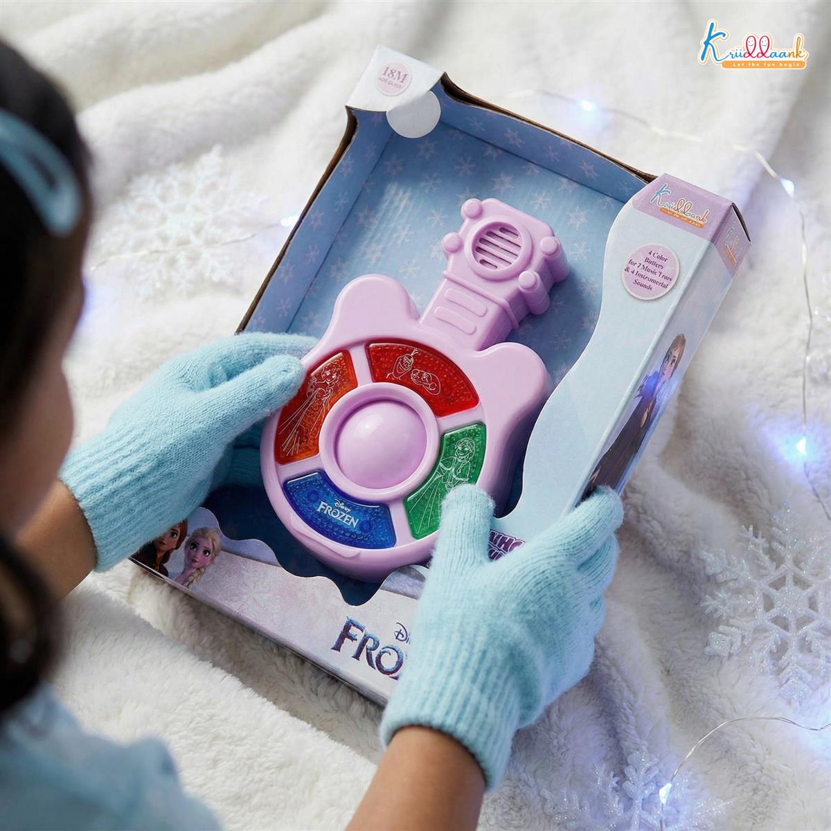 Kriiddaank Frozen Mini Music Guitar Purple