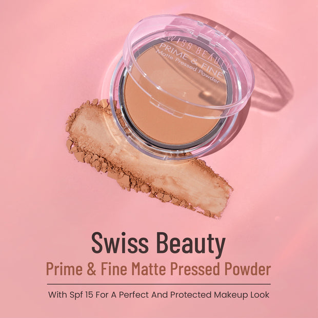 Swiss Beauty Prime & Fine Compact Powder 8g