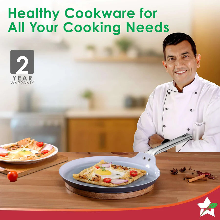 Wonderchef  Eco-Glide Ceramic Dosa Tawa 28cm