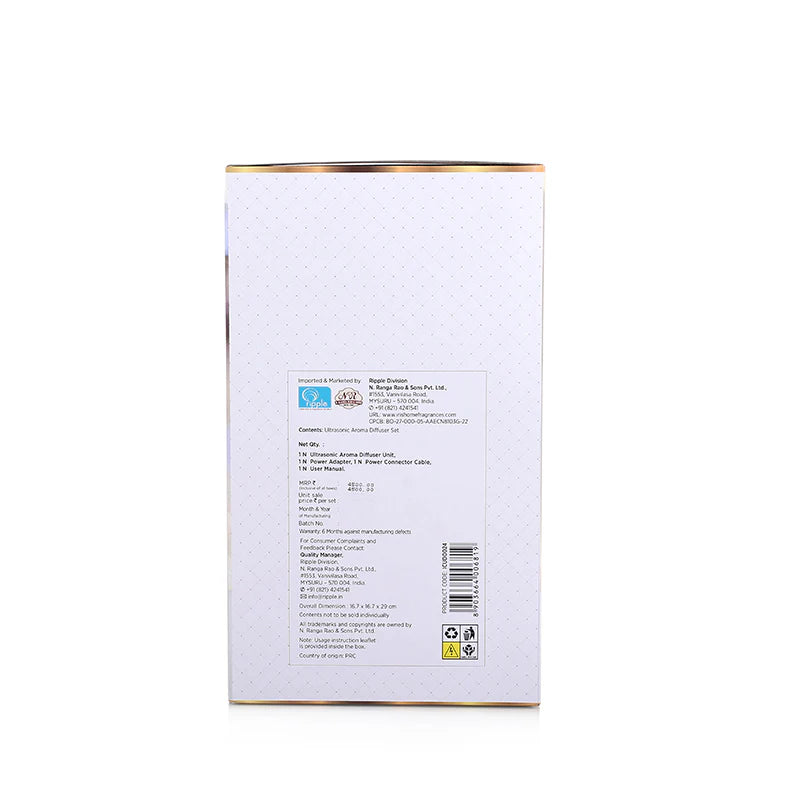 IRIS Celeste Ceramic Ultrasonic Aroma Diffuser Grey