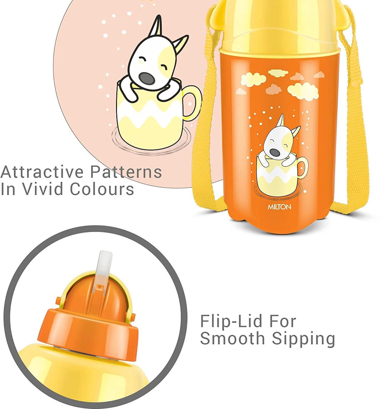Milton Kool Trendy Bottle Orange 500ML