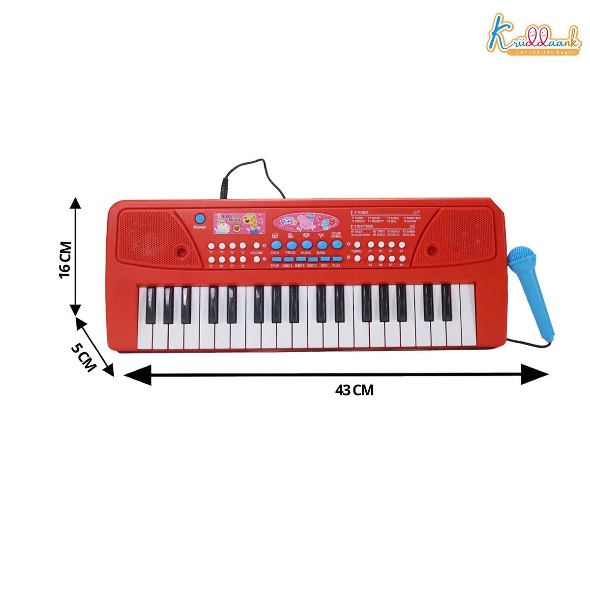 Kriiddaank Barbie Keyboard Piano 400 for Kids - 37 Keys