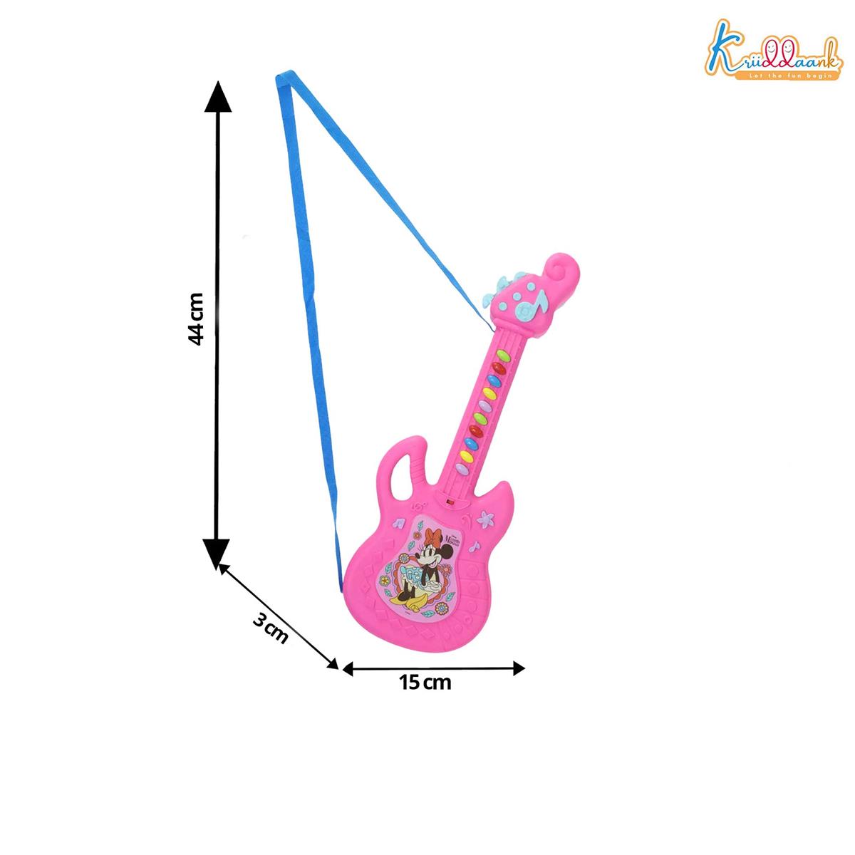 Kriiddaank Minnie Musical Guitar for Toddlers - Pink Sing