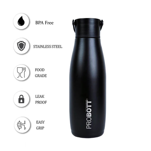 Probott Trendy Stainless Steel Water Bottles 480ml