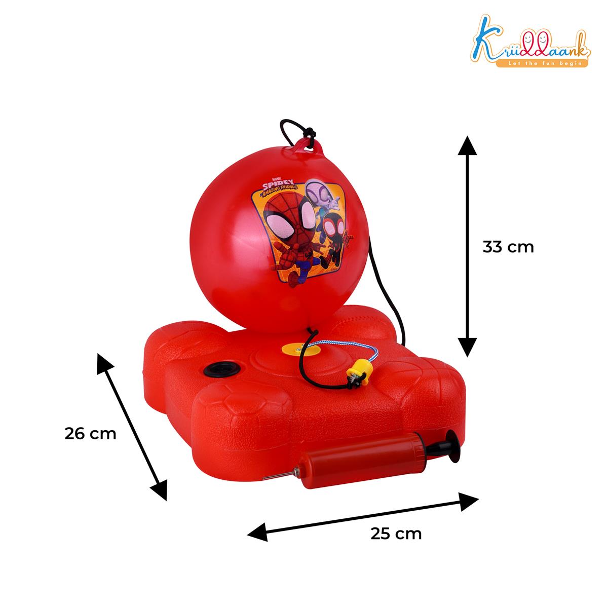 kriiddaank Spiderman Reflex Soccer Ball Solo Training Kit for Kids