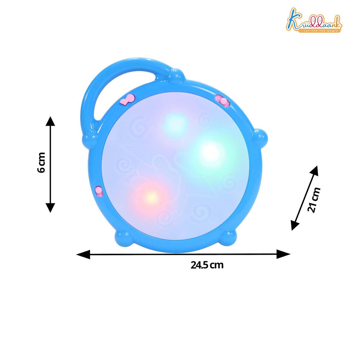 Kriiddaank Barbie Electronic Flash Drum with 3D Rhythm Lights & Music