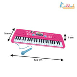 Kriiddaank Barbie 50 Keys Musical Keyboard Piano for Kids