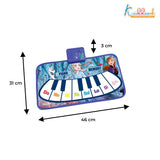 Kriiddaank Frozen Theme Piano Music Mat - Step-On Floor Piano with Elsa & Anna,