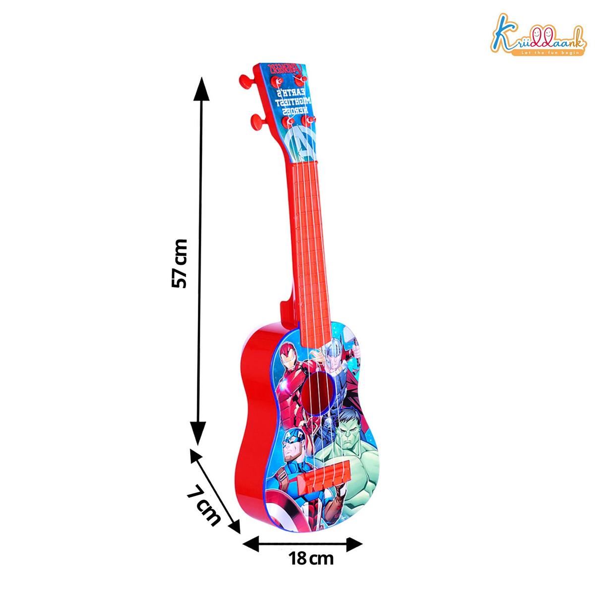 Kriiddaank Marvel Avengers Theme 4-String Guitar Toy for Kids