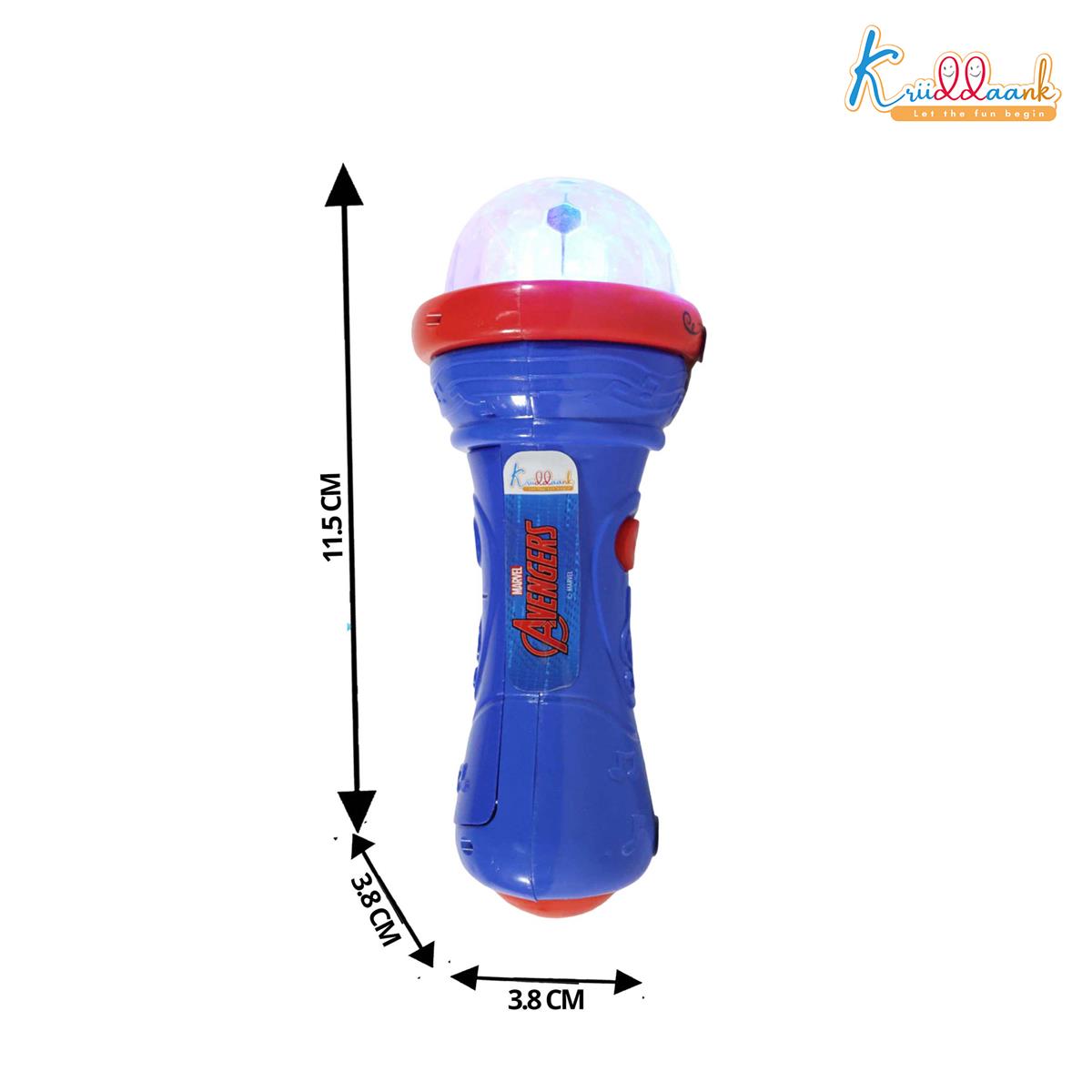Kriiddaank Marvel Avengers Musical Microphone for Kids Blue