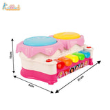 Kriiddaank Disney Princess Piano Drum Playset - Interactive Electronic Musical Toy