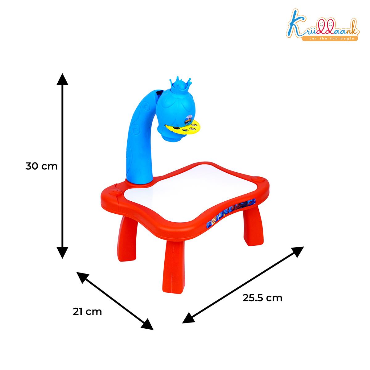 Kriiddaank Spiderman Tracing Projector Set for Kids Blue