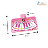 Kriiddaank Disney Princess Portable Piano Music Mat for Kids