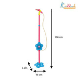 Kriiddaank Hasbro Peppa Pig Portable Wireless Karaoke Microphone with Adjustable Stand for Kids