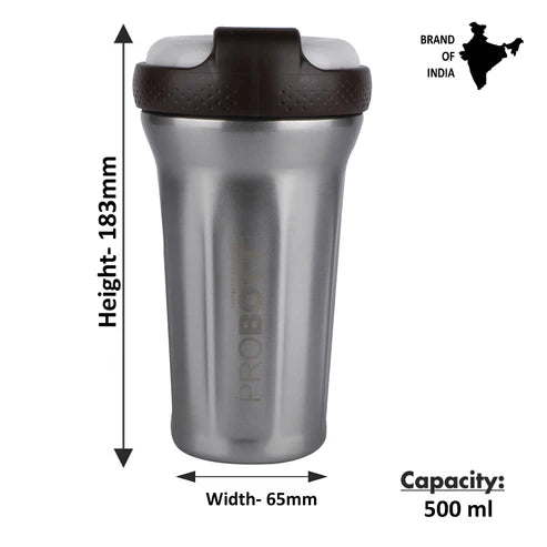 Probott Elegant Stainless Steel Water Bottle 500ml