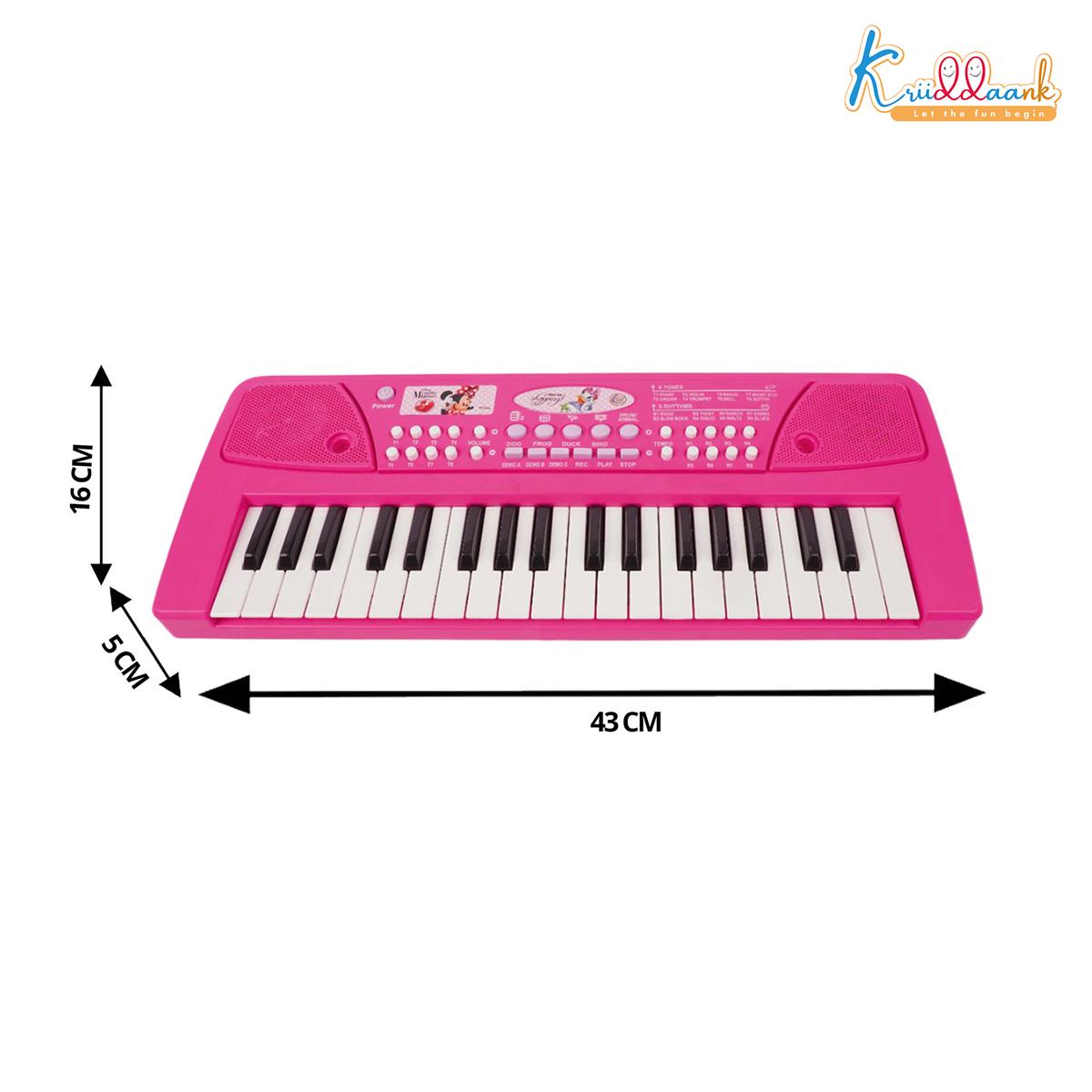 Kriiddaank Minnie Keyboard Piano for Kids - 37 Keys