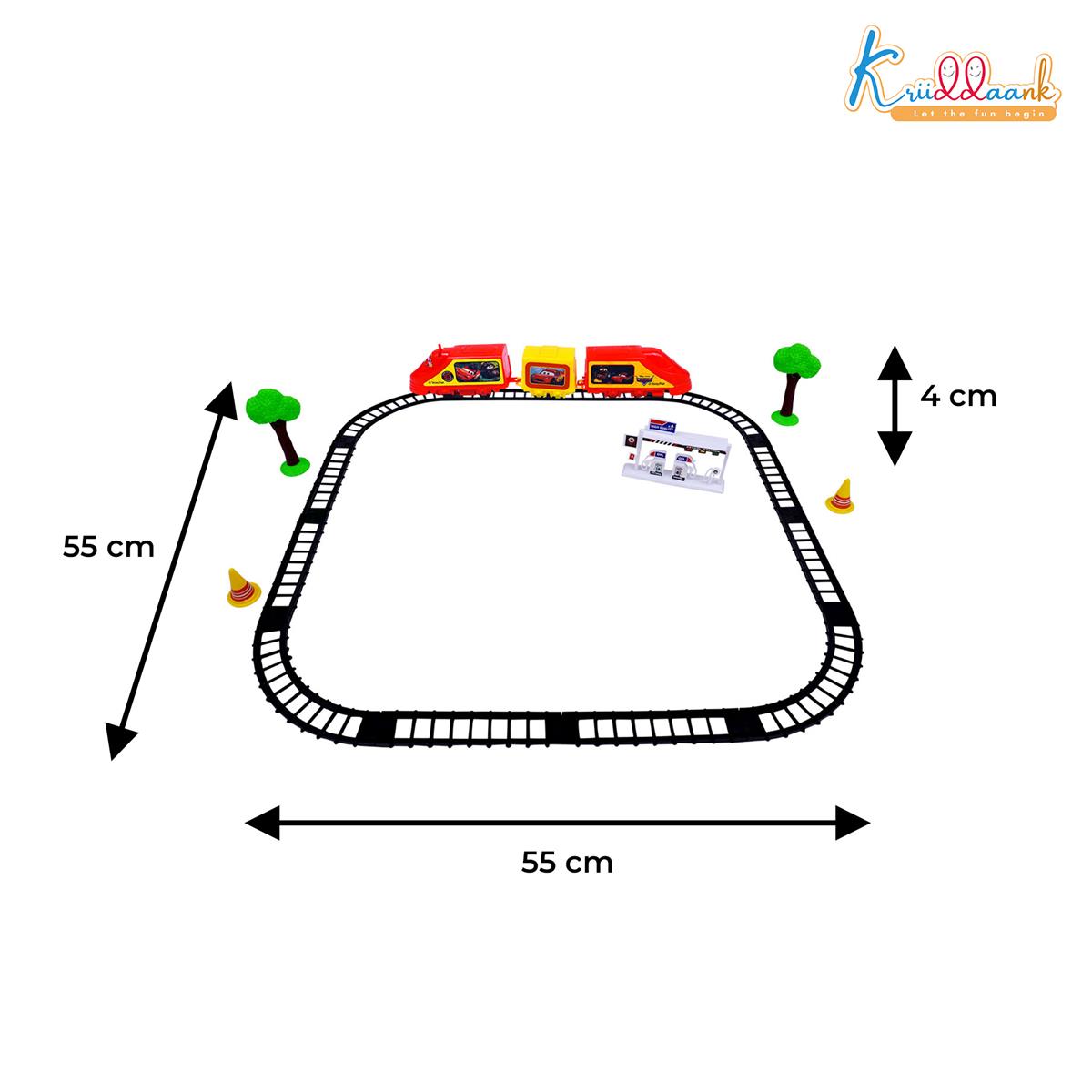 Kriiddaank Disney Pixar Cars Electric Bullet Train Set