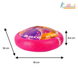 Kriiddaank Disney Princess Hover Football - Indoor Air Power Soccer Ball with LED Lights & Foam Bumper - Pink