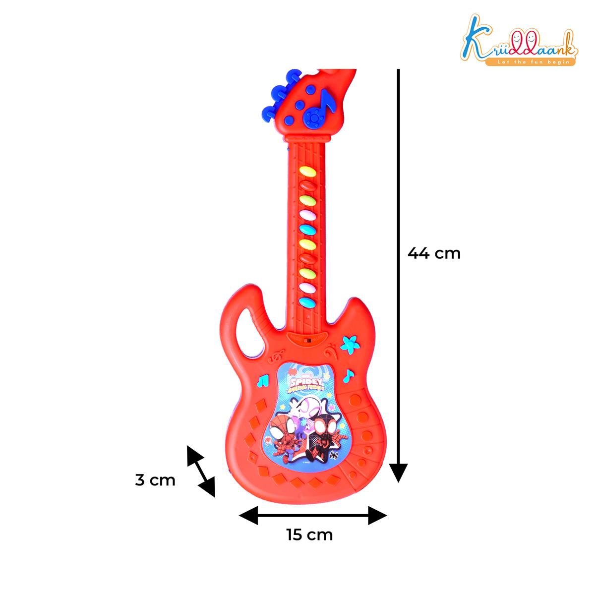 Kriiddaank Spiderman Musical Guitar for Toddlers - Junior Rockstar Sing