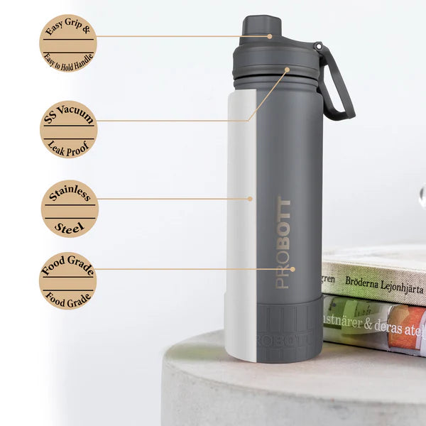 Probott Class water bottle Grey 360ml