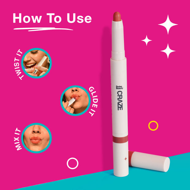 Swiss Beauty Duo Lip Colour Bold & Light Shades