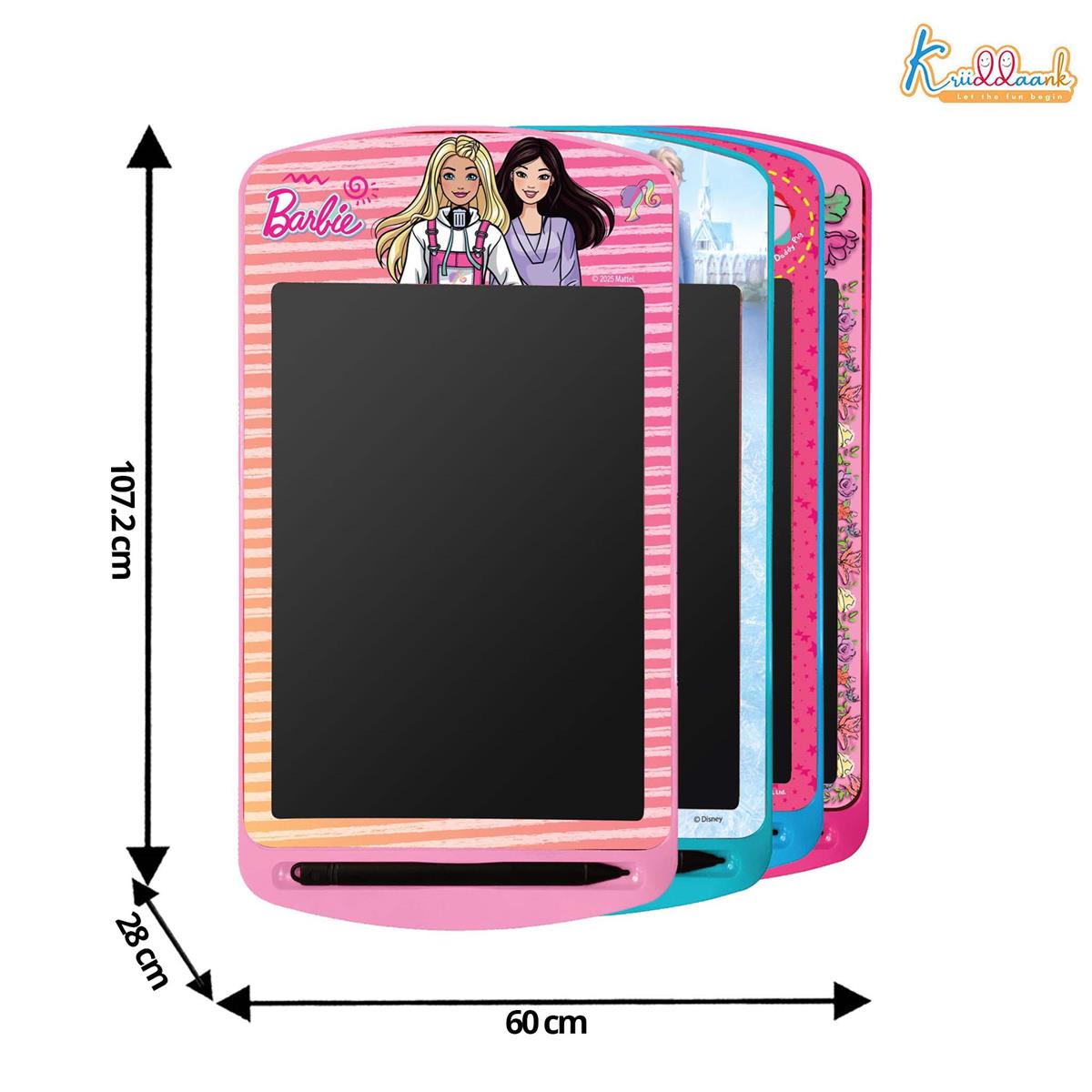 Kriiddaank Pack of 4 LCD Writing Tablet Multicolor