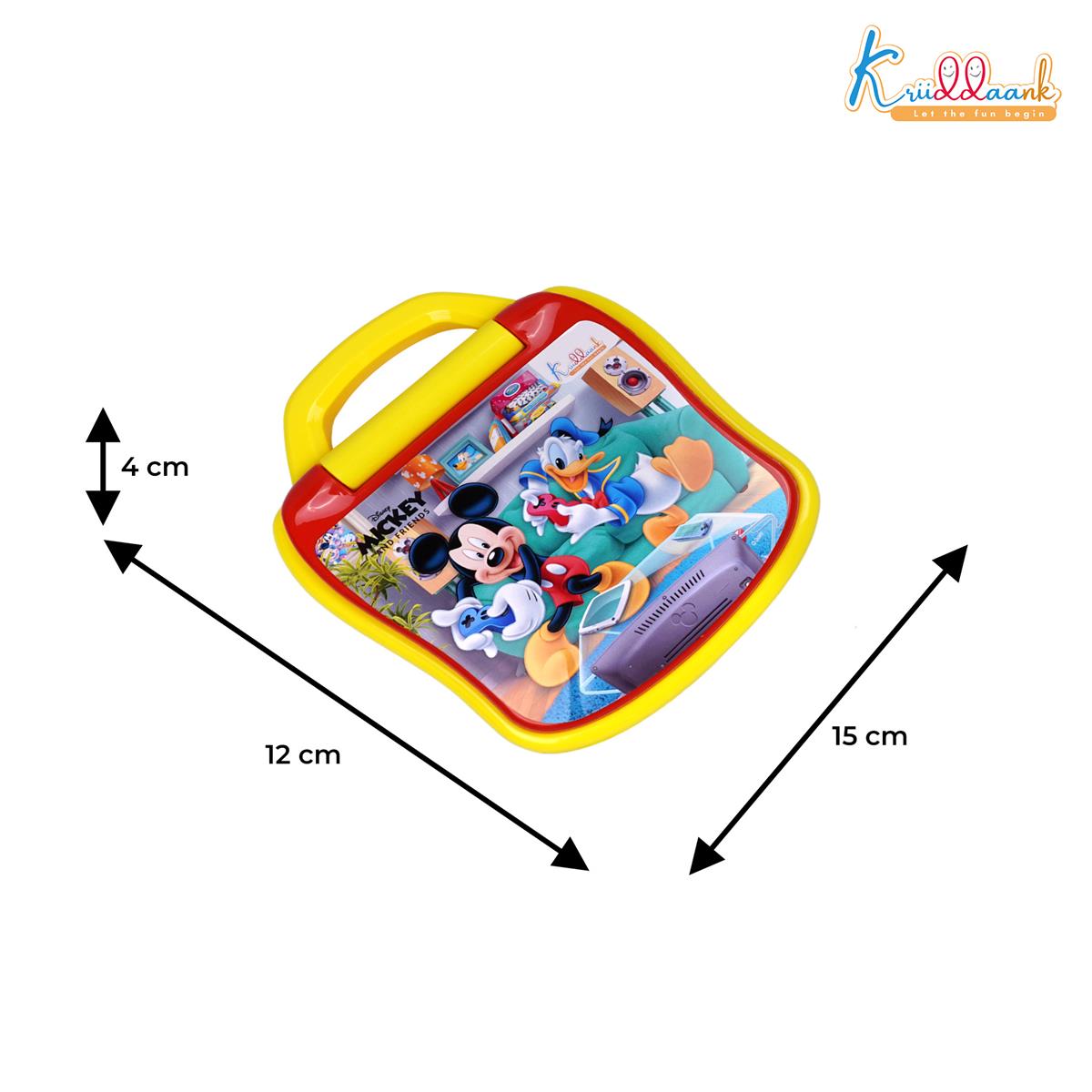 Kriiddaank LTS Mickey Mouse Theme Educational Laptop for Kids