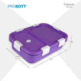 Probott Stainless Steel Lunch Box Purple 750ml