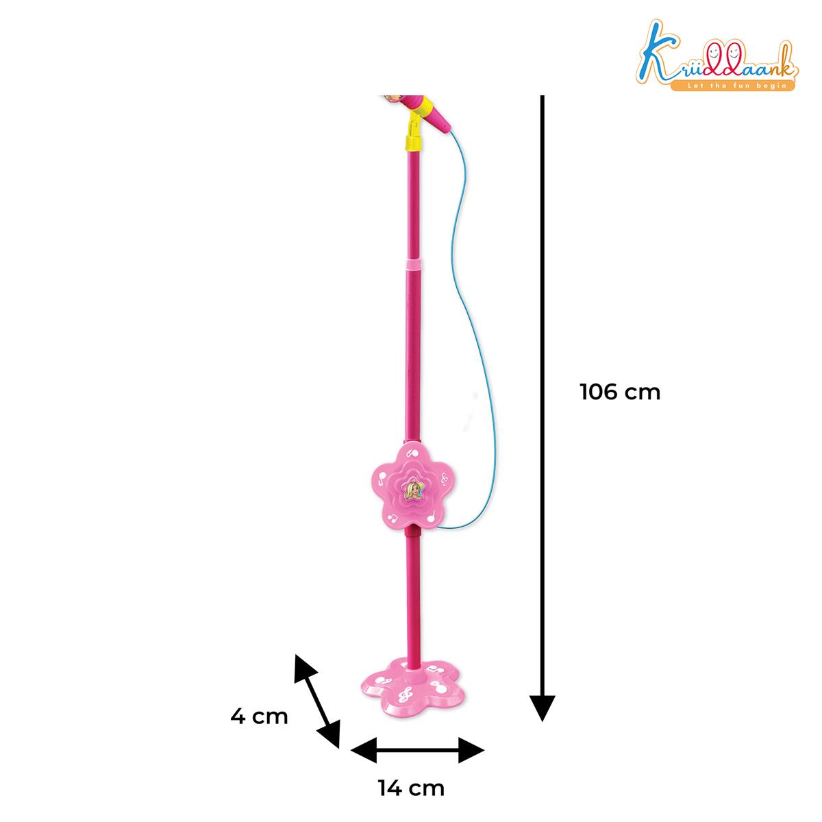 Kriiddaank Mattel Barbie Theme Microphone Pink