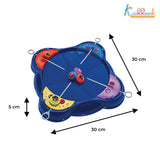 Kriiddaank Spiderman-Inspired Spinning Top Set - 5-Piece Battling Toy for Kids 5+