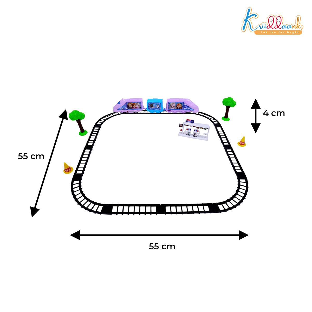 Kriiddaank Frozen Theme Train Set