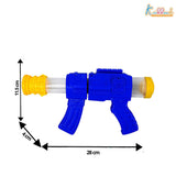 Kriiddank Foam Dart Gun Soft Ball Air-Powered Blaster Toy for Kids - Shooting Game with Target Boards & 16 Pieces