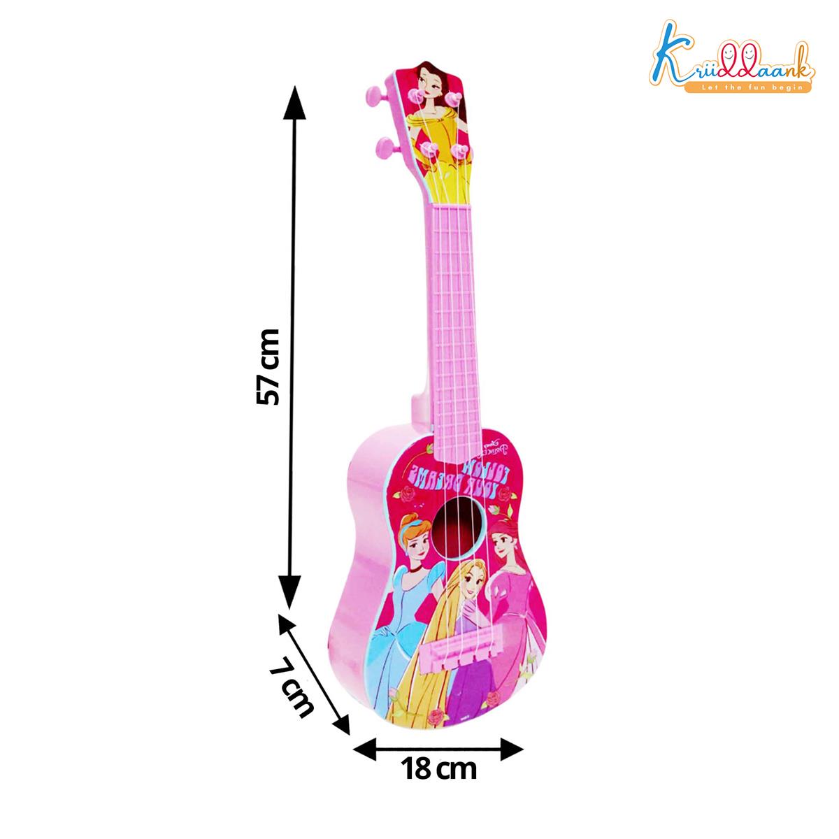 Kriiddaank Disney Princess Theme Big Guitar Toy for Girls