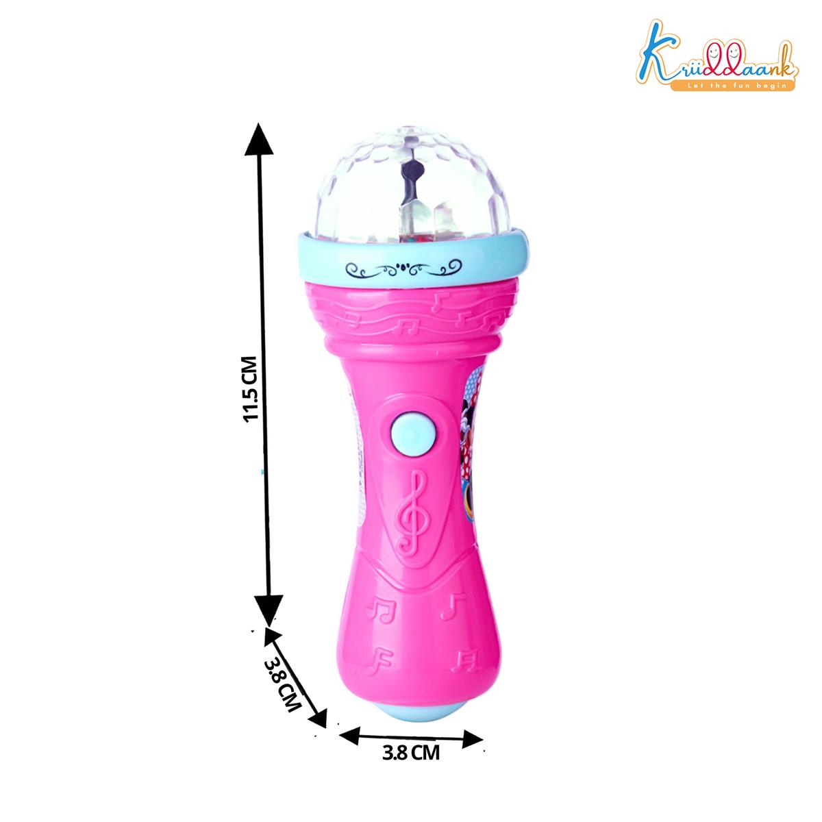 Kriiddaank Minnie Mouse Musical Karaoke Microphone Toy for Kids