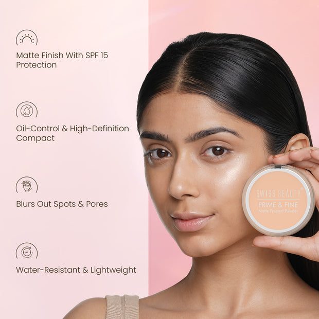 Swiss Beauty Prime & Fine Compact Powder 8g