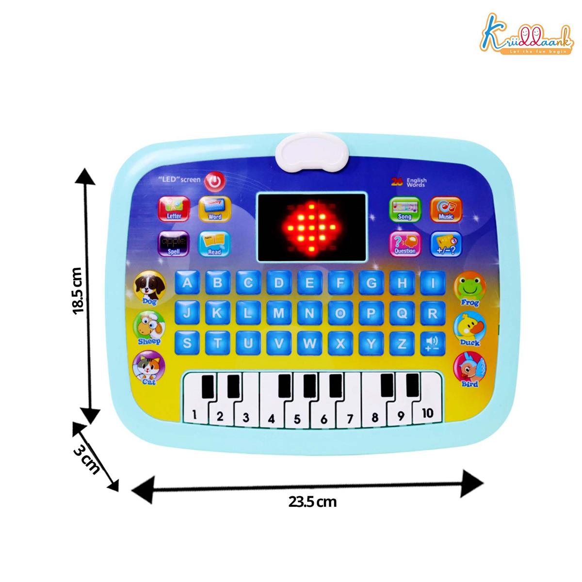 Kriiddaank Kids Learning Tablet , Multicolor