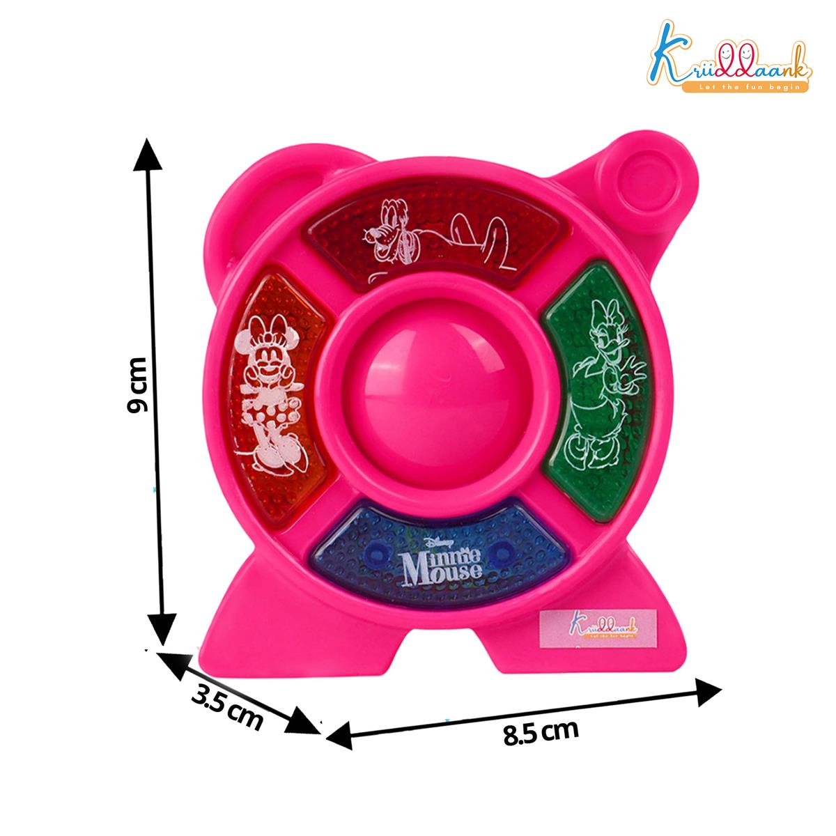 Kriiddaank Minnie Mouse Theme Music Set - Clubhouse Musical Toy for Toddlers Pink