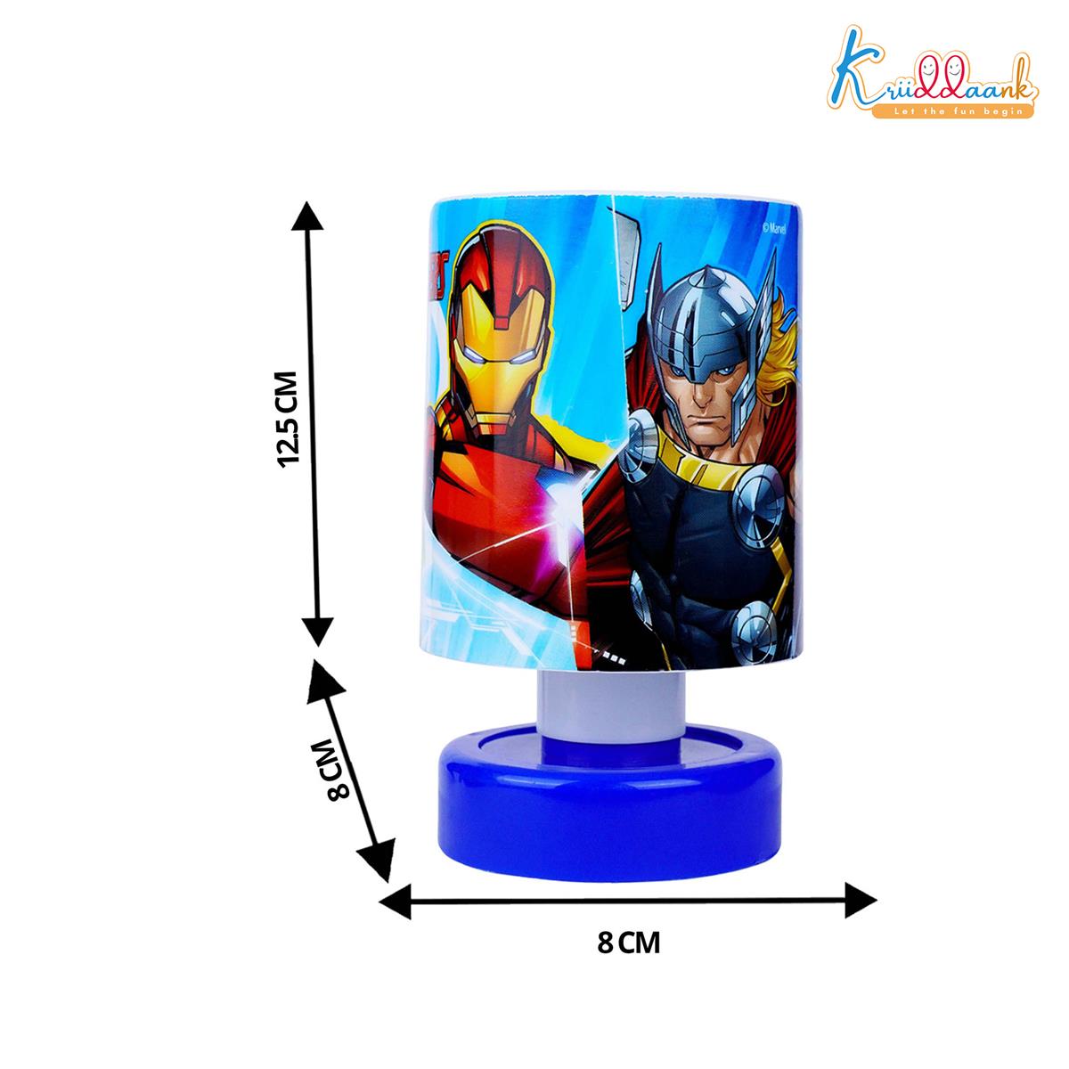 Kriiddaank Marvel Avengers Theme LED Table Lamp for Kids