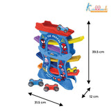 Kriiddaank Zig Zag Zoomer Spiderman Ramp Racer Car Set