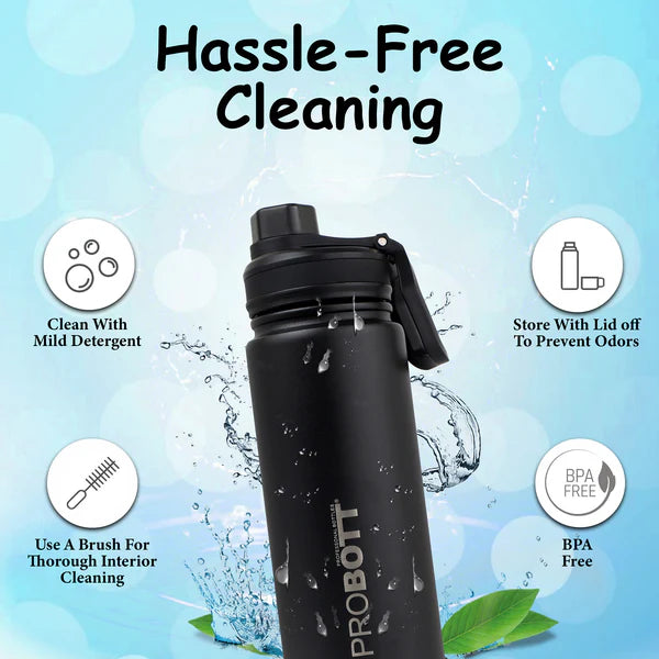 Probott Class water bottle Black 360ml