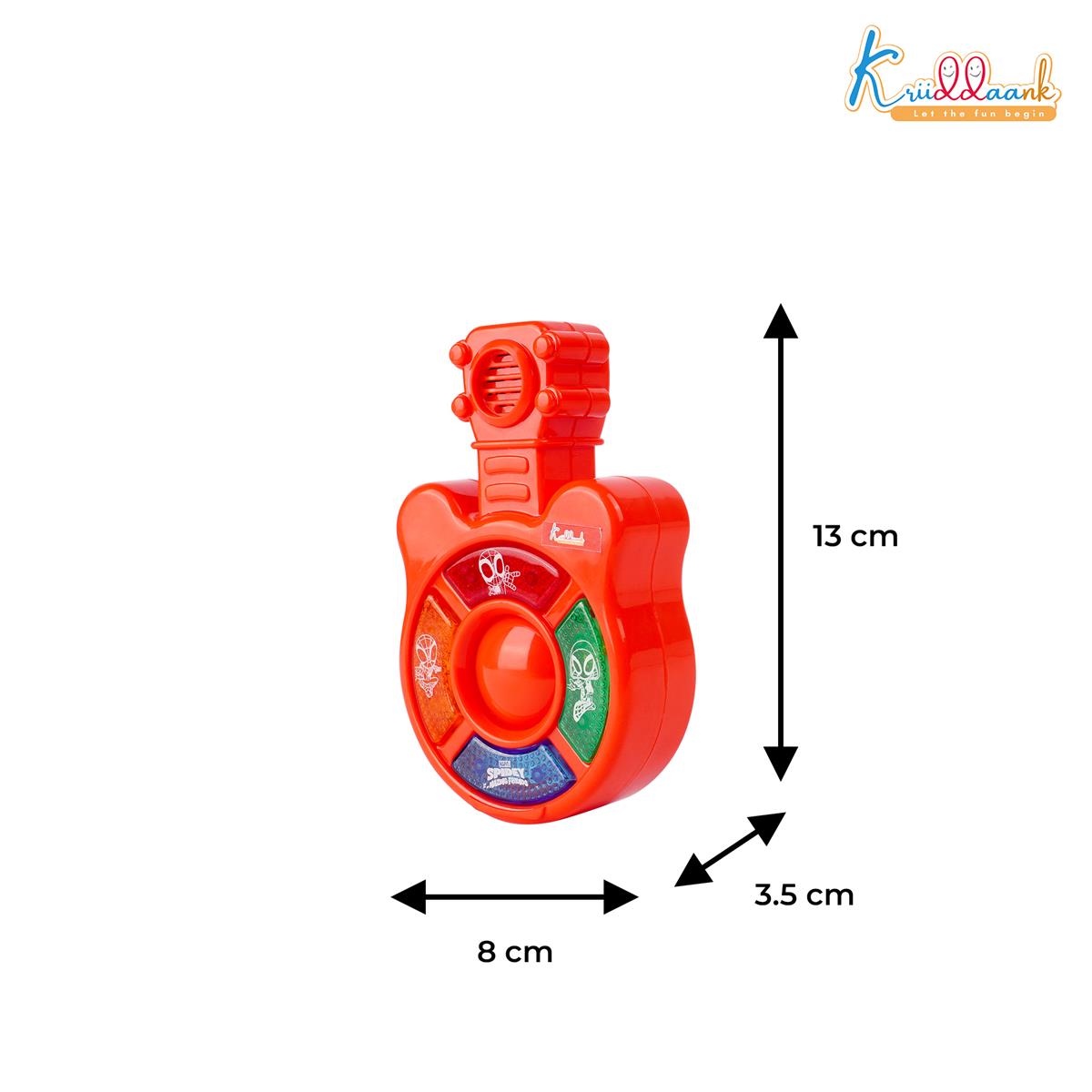 Kriiddaank Spiderman Theme Mini Guitar Music Set for Kids Red