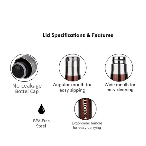 Probott Magnum Hot & Cold Stainless Steel Water Bottles 500ml