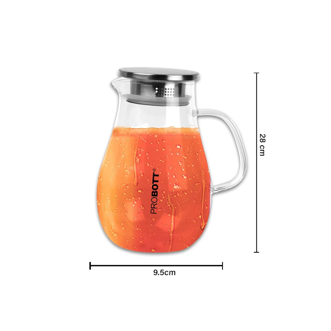 Probott Vetroware Glass Water Jug