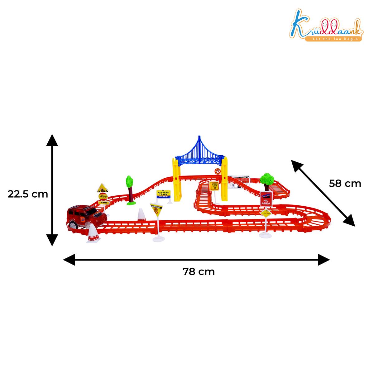 Kriiddaank Disney Theme Cars Mini Track Set