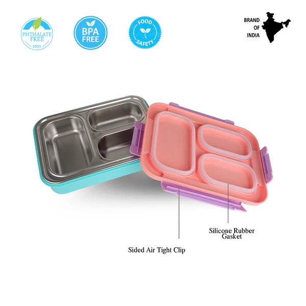 Probott Stainless Steel Lunch Box Green 710 ml