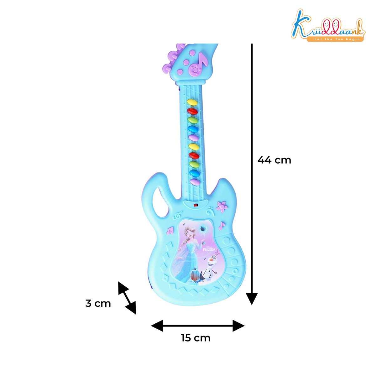 Kriiddaank Frozen Theme Musical Guitar for Kids with Elsa & Anna Blue