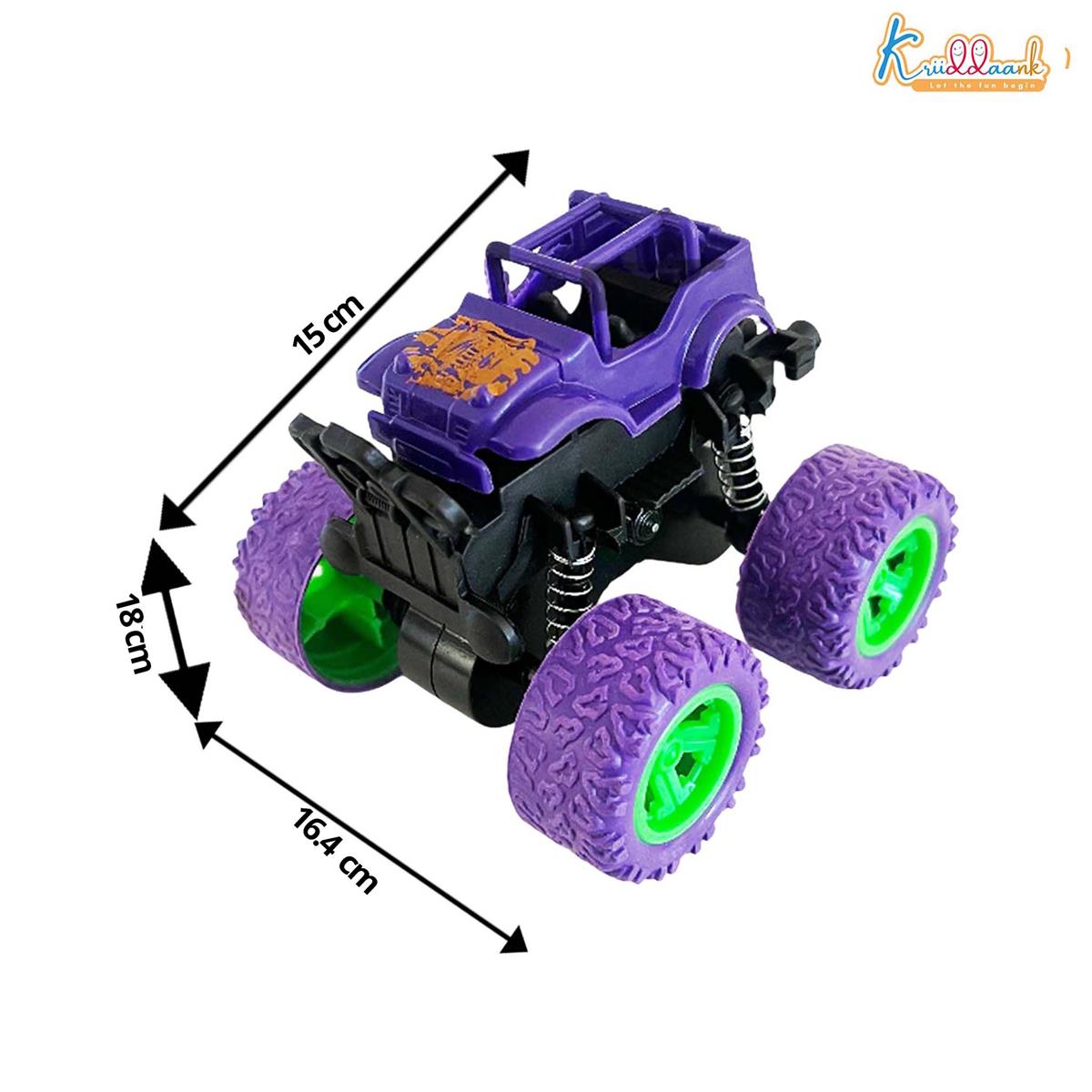 Kriddaank Pack of 2 4x4 Monster Truck for Kids