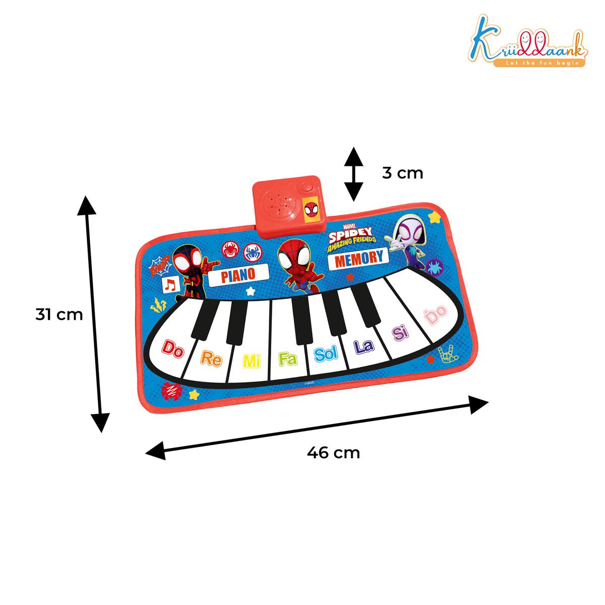 Kriiddaank Spiderman Piano Music Play Mat for Kids