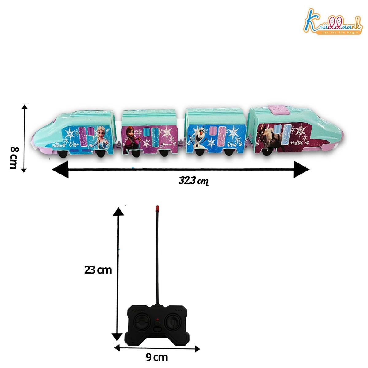 Kriiddaank Frozen Theme Remote Control Train Toy for Kids